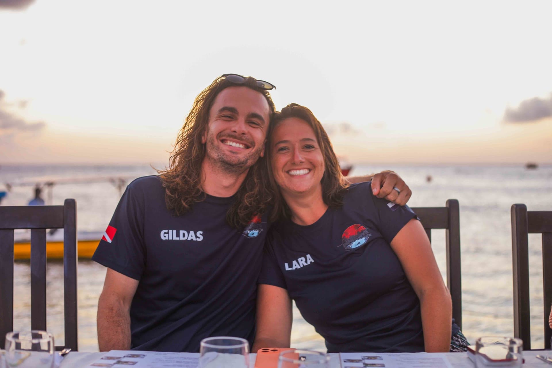 The team at Splash Inn · Splash Inn Dive Resort, Roatan