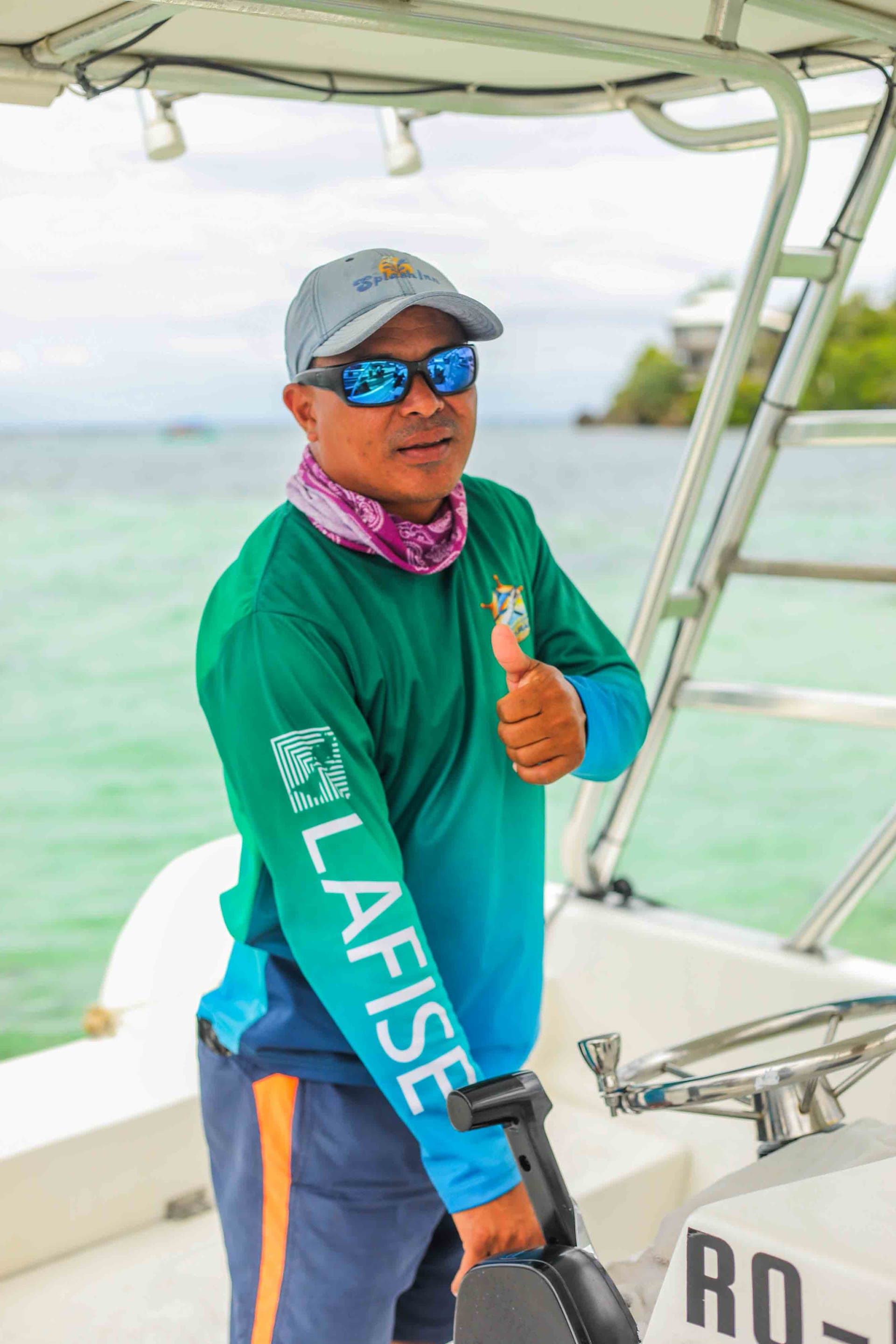 The team at Splash Inn · Splash Inn Dive Resort, Roatan