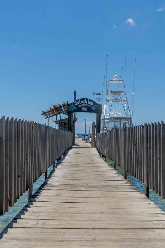 roatan dive resort entrance